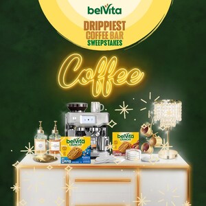 belVita Breakfast Biscuits Celebrates National Coffee Day by Awarding the "Drippiest" Coffee Bar Ever