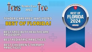 Tender Care PPEC Voted Best of Florida 2024 In 3 Categories!