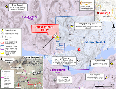 COCO NR24-08_Sweeney Acquisition. Figure 1 (CNW Group/Coast Copper Corp.)