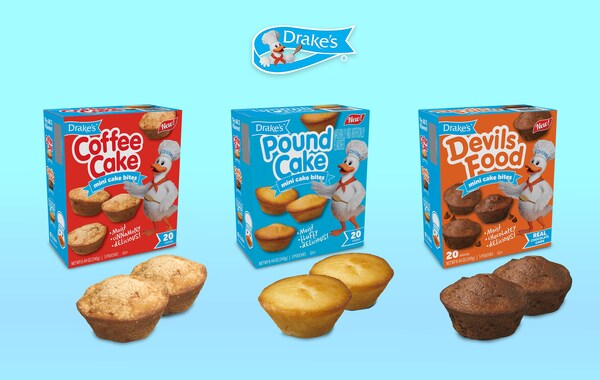Drake's® Introduces Drake's Mini Cake Bites -- Big flavors in a Mini ...