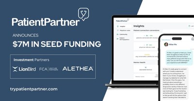 PatientPartner, a health-tech startup founded by Forbes Under 30 honorees Patrick Frank & George Kramb, highlights its $7M Series Seed funding. Their  innovative patient engagement platform, connects patients to mentors in real-time to enhance engagement and outcomes. The funding, led by LionBird & FCA Venture Partners, supports the expansion of patient-centric technologies, aligning with industry initiatives like 