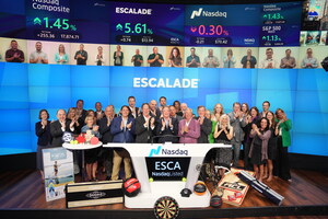 Escalade, Incorporated Rings the Nasdaq Stock Market Closing Bell to Celebrate 51 Years as a Nasdaq Listed Company and Ranking in the Top 1% of Current Listed Companies for Longevity