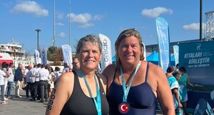 Success! Cancer Survivor Julia Brookshire and Olympic Swimmer Janel Jorgensen McArdle Successfully Swim "World's Oldest" Hellespont and Dardanelles Open Water Swim