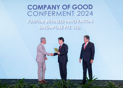 FUJIFILM Business Innovation Singapore Honoured with Prestigious “Champion of Good” Award