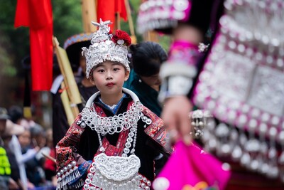 Ethnic Minority Girl at a Festival (Photo by TU Min)