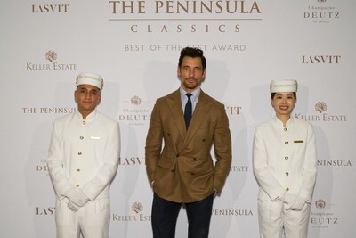 David Gandy Celebrates The Peninsula Classics Best of the Best Award 2023 (PRNewsfoto/The Peninsula Hotels)