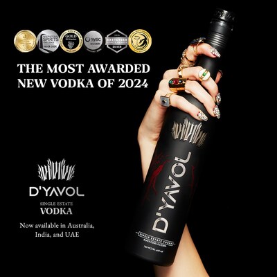 D’YAVOL Single Estate Vodka (PRNewsfoto/D’YAVOL)