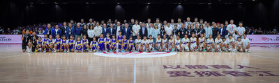 The attendees posed for a group photo. (PRNewsfoto/Colorfull Sport Cultural Ltd)