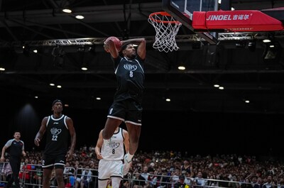 Slam dunk from Paul George (PRNewsfoto/Colorfull Sport Cultural Ltd)