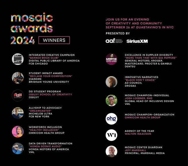 2024 Mosaic Awards Winners