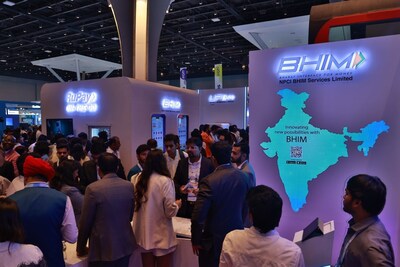 RuPay Card Network, Unified Payments Interface (UPI), BHIM App features on display at NPCI Pavilion