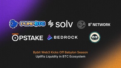 Bybit Web3 Kicks off Babylon Season With Unprecedented Access and Rewards, Uplifting Liquidity in BTC Ecosystem (PRNewsfoto/Bybit)