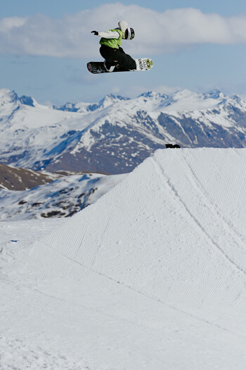 Monster Energy's Mia Brookes Edges into 2nd Place in Women’s Snowboard Slopestyle at Winter Games NZ FIS Snowboard Slopestyle World Cup in New Zealand