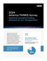 HNTB America THINKS survey: Vast majority of Americans are supportive of finding new ways to fund transportation