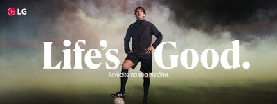 Anúncio do Kaká como novo embaixador LG. Crédito: Divulgação LG