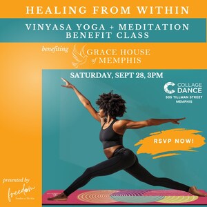 Freedom at The Mat Hosts Grace House of Memphis Yoga Benefit Class for National Substance Abuse Recovery Month