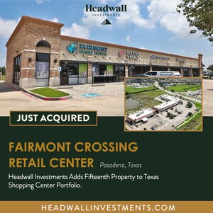 Headwall Investments Continues Expansion Efforts with Latest Acquisition in Houston Market