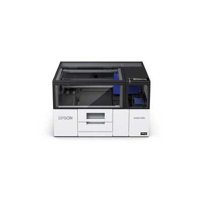 New Epson SureColor V1070 UV desktop printer is designed to bring the power of UV printing to small businesses for an exceptional value, producing high quality output on a wide range of substrates.