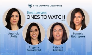 Five Attorneys from The Dominguez Firm Recognized by Best Lawyers® for 2025