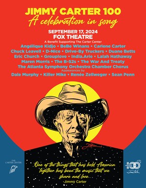 "Jimmy Carter 100: A Celebration in Song" Adds New Talent to Concert Lineup