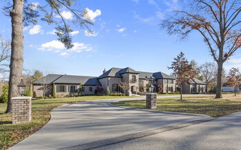 Stately front entry