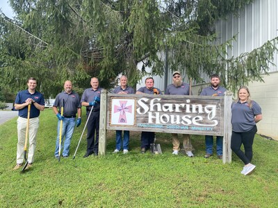 Representatives from Suburban Propane's Brevard, North Carolina Customer Service Center volunteered at Sharing House in Brevard to sort and organize donations of clothing, blankets, and housewares; clean and organize storage areas; and perform light landscaping. The Company also donated funds to Sharing House's emergency heating assistance program, which serves nearly 1,000 low-income households each winter. This effort is part of Suburban Propane's SuburbanCares initiative in communities nationwide. (Photo courtesy of Suburban Propane).