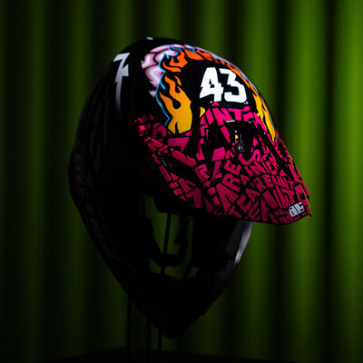 “Ken was really excited about this project, giving people the chance to have a helmet with a design that he worked on. It’s cool that we're able to carry forward his vision with this helmet - while supporting 43i’s Project Brain Bucket too.” said Lucy Block, Ken’s wife.