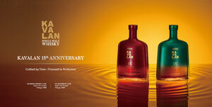 Kavalan presenta el dúo de whisky añejo de edición limitada '15th Anniversary'