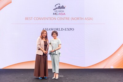 亞博館在M&C Asia Stella Awards 2024中,再度榮膺「最佳會議中心 – 北亞」獎項,連續三年獲得這項國際殊榮。 亞博館在M&C Asia Stella Awards 2024中,再度榮膺「最佳會議中心 – 北亞」獎項,連續三年獲得這項國際殊榮。