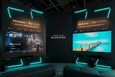 As TVs Hisense U7 e E7 PRO mergulham os consumidores no mundo épico de Black Myth Wukong (PRNewsfoto/Hisense)