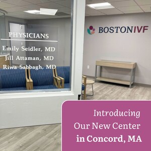 Boston IVF Announces the Opening of New Fertility Center in Concord, MA, Enhancing Access to Reproductive Care in Greater Boston