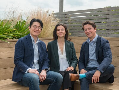 CardiaTec co-founders Prof. Namshik Han (CTO), Thelma Zablocki (COO), and Raphael Peralta (CEO).