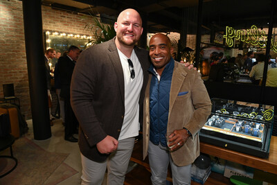 Eric Mac Lain and Tiki Barber