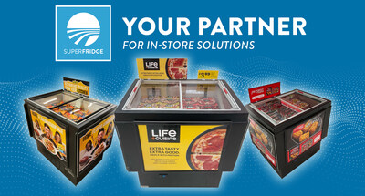 Superfridge is a vibrant in-store marketing and merchandising platform with captivating promotional programs resulting in a 10-15% incremental lift on promoted products.