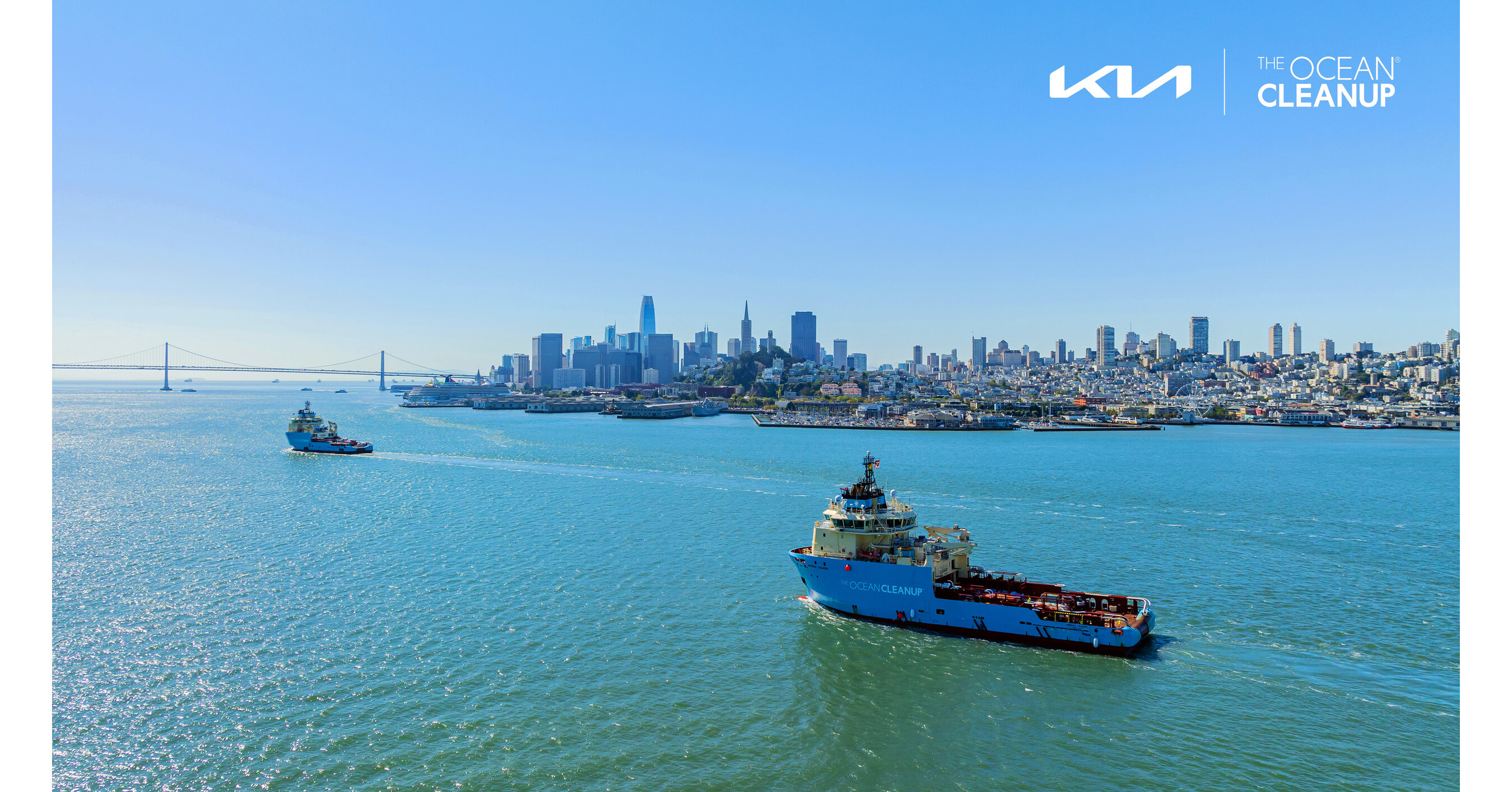Kia and The Ocean Cleanup celebrate partnership achievements and map out future for cleaning Great Pacific Garbage Patch