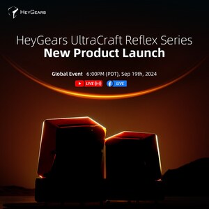 HeyGears to Launch New UltraCraft Reflex Series 3D Printer: Designed for Precision and Speed