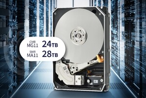 Toshiba Announces CMR 24TB and SMR 28TB Hard Disk Drives