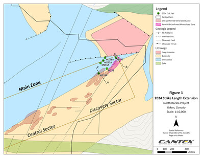 Figure 1. 2024 Strike length extension (CNW Group/Cantex Mine Development Corp.)