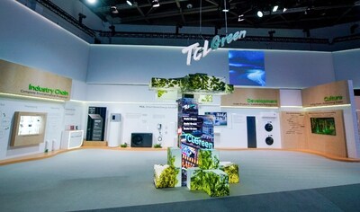 TCL Showcases Global Brand Initiatives: TCLGreen and TCLArt at IFA 2024 (PRNewsfoto/TCL Technology Group Corporation)