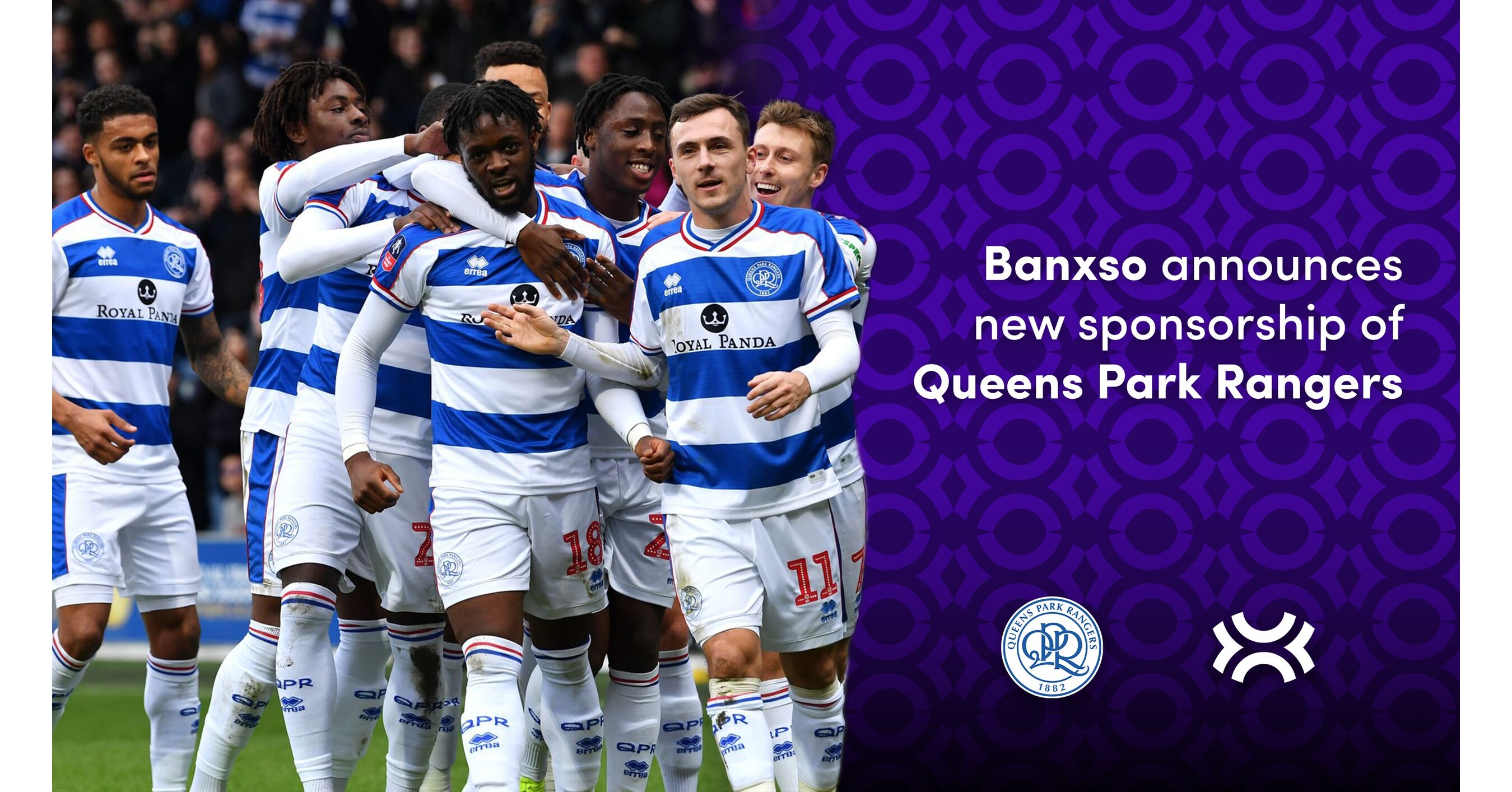 Banxso announces new sponsorship of Queens Park Rangers