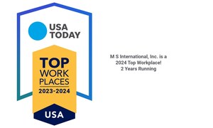 USA TODAY Names M S International as a 2024 Top Workplace