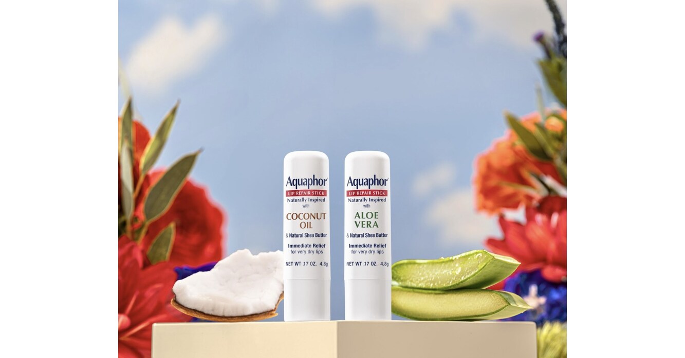 Aquaphor Launches Its First-Ever Naturally Inspired Lip Collection