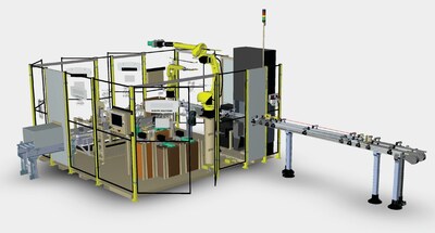 Schneider Packaging Equipment's Robotic Case Packer designed with dual FANUC robots will be displayed in Pack Expo's South Hall booth #3300.