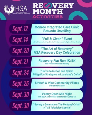 Northeast Delta HSA announces Recovery Month activities, initiatives for NELA