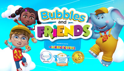 The Learning Experience’s award-winning children’s series, Bubbles and Friends, is now available on Kidoodle.TV