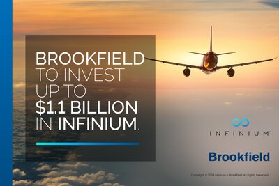 Brookfield to invest up to $1.1 billion in Infinium.