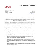 Miva, Inc. Launches Miva 10.10 with Powerful Enhancements to Streamline Ecommerce Site Management