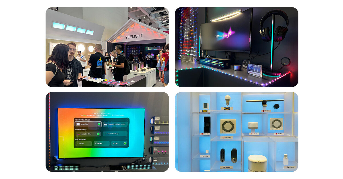 Yeelight Unveils Exciting New Products and Strategic Partnerships at IFA 2024