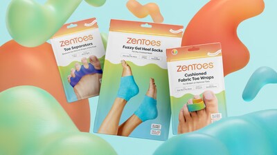 ZenToes unveils joyful new packaging and product innovations, making foot care fun.