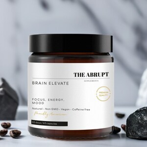 The Abrupt Unveils Brain Elevate: A Premium Natural Supplement for Enhanced Focus, Energy, and Mood